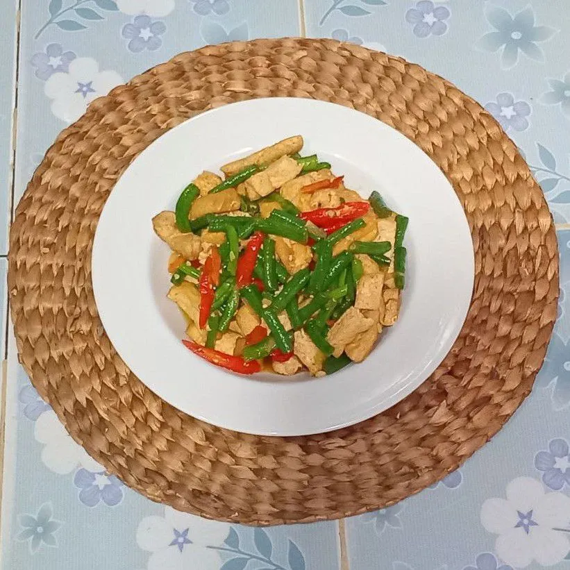 Tumis Kacang Panjang Tahu