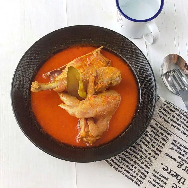 Ayam Masak Kuah Santan Pedas