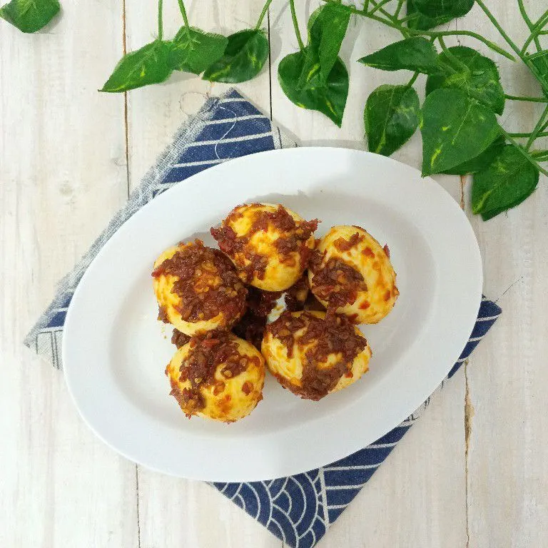 Telur Sambal Terasi Pedas Manis