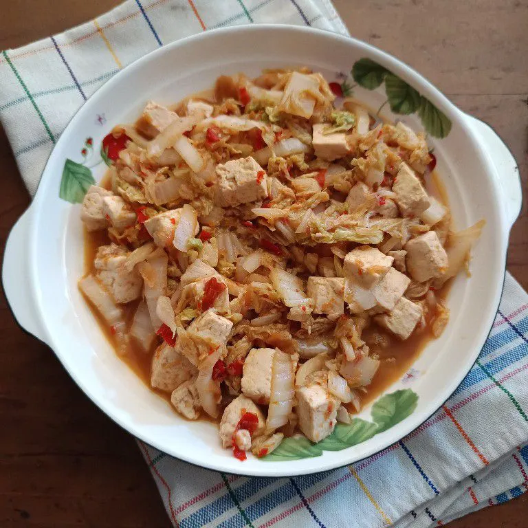 Tumis Tahu Sawi Pedas