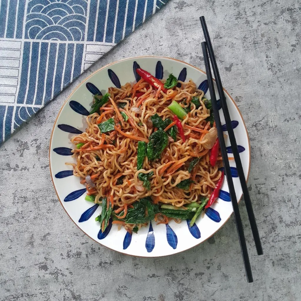 Indomie Goreng Sawi Wortel