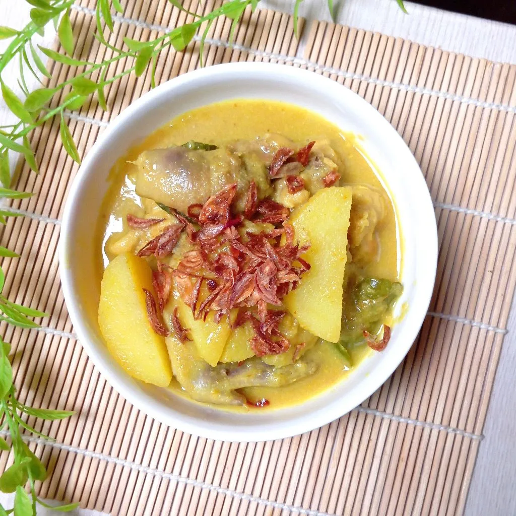 Opor Ayam Kentang (Diet)