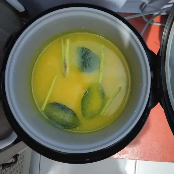 masak di rice cooker sampai matang