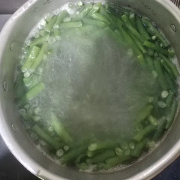 Rebus kacang panjang.