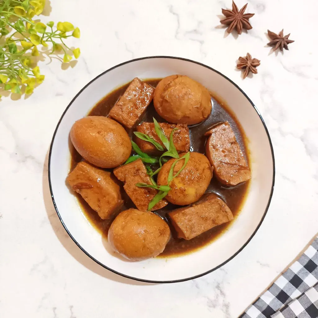 Telur Tahu Kecap Berempah #ResepSehat7Hari