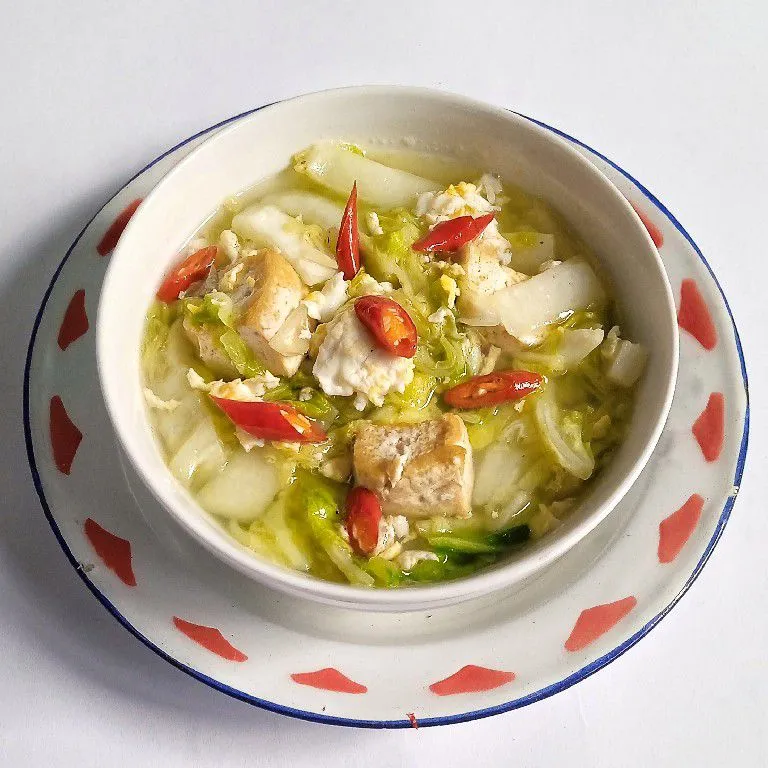 Sawi Putih Tahu Telur #ResepSehat7Hari