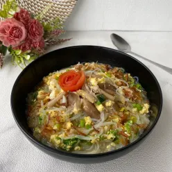 Bihun Kuah Telur Jamur
