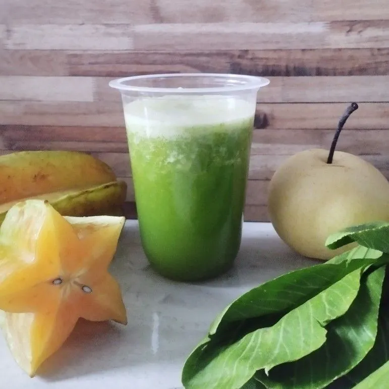 Jus Belimbing Pir Pokcoy