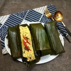 Pepes Tahu Jamur Tiram