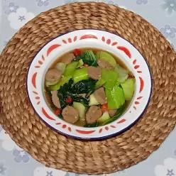 Tumis Pakcoy Bakso