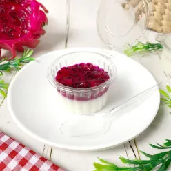 Jiggly Puding Saus Buah Naga #LoveinEveryBite