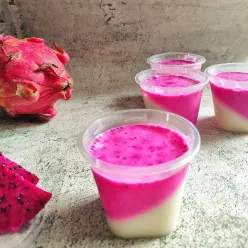 Puding Buah Naga #LoveinEveryBite