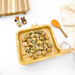 Golden Shrimp Veggie Balls