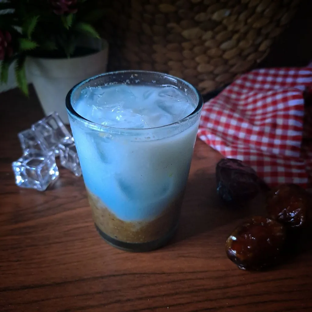 Es Kurma Susu Bunga Telang #LoveinEveryBite