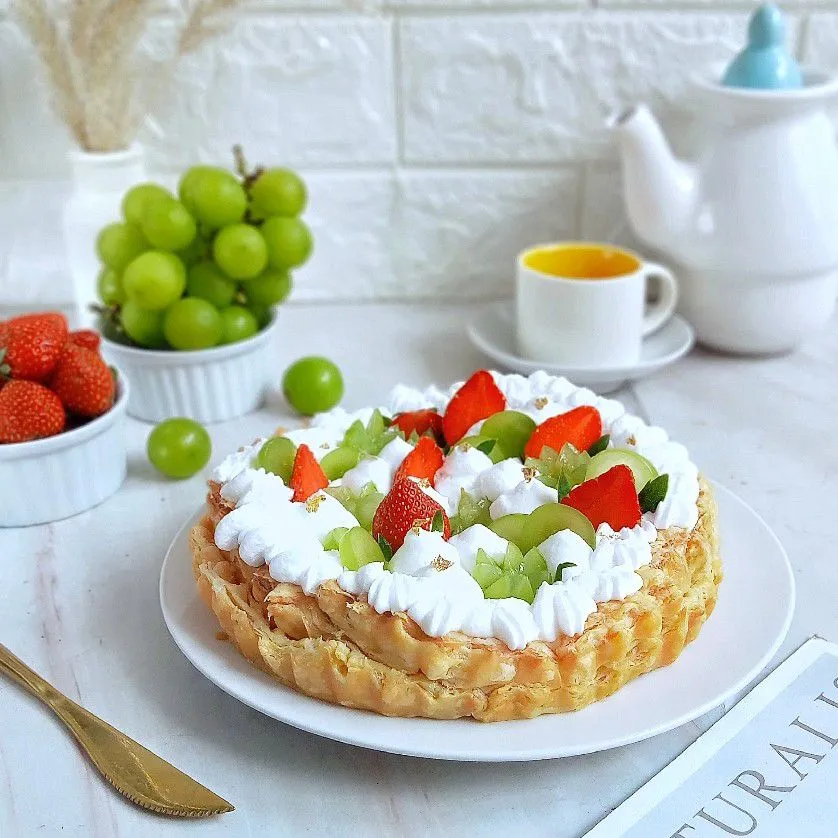 Fruity Portuguese Egg Tart #LoveinEveryBite