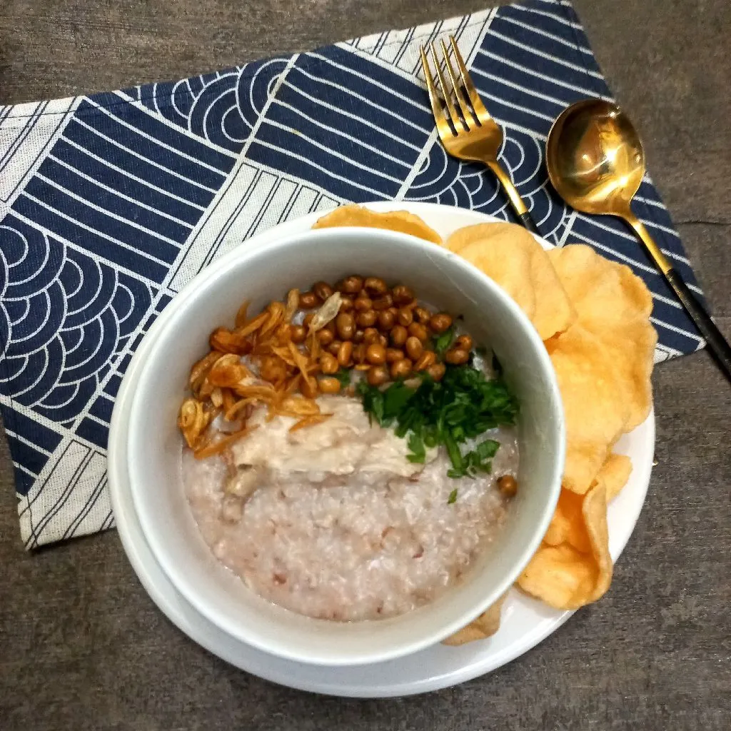 Bubur Nasi Merah Ayam Kampung