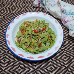 Tumis Pare Udang Rebon