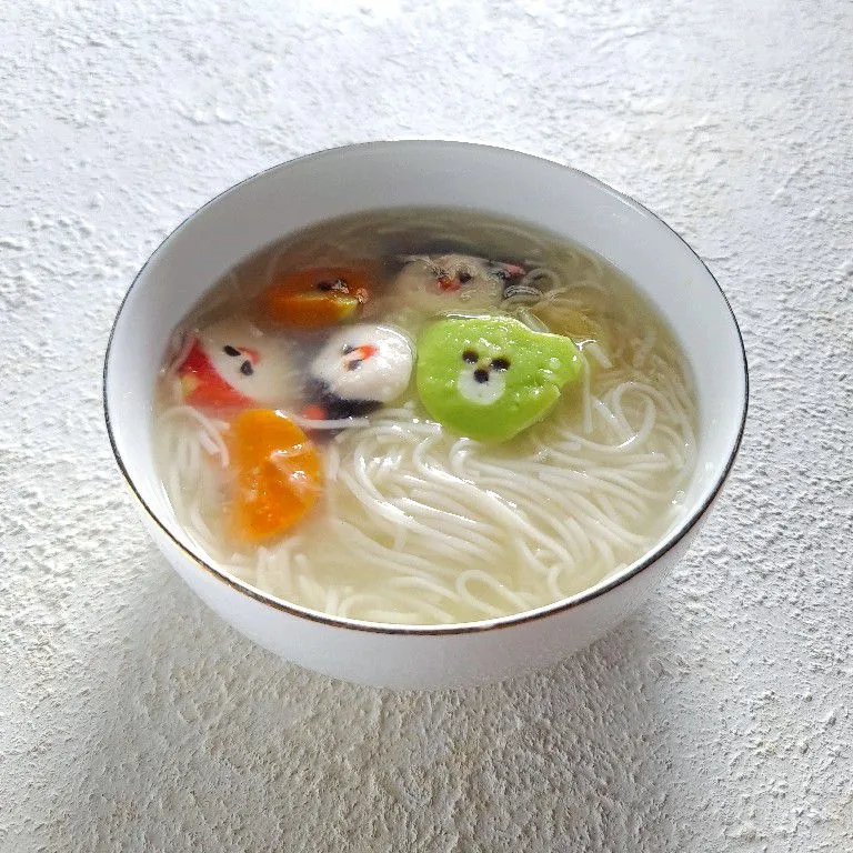 Misoa Zucchini with Baso Ikan