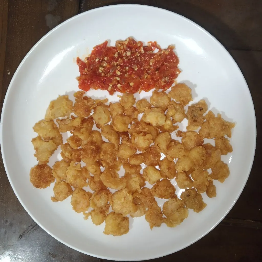 Udang goreng crispy sambal bawang