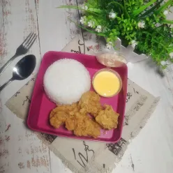 Bekal Ayam Crispy Saus Keju