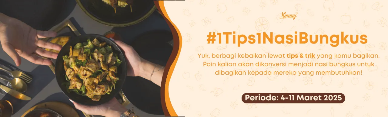 Yuk, Berbagi Kebaikan Di Bulan yang Suci ini Lewat #1Tips1NasiBungkus!