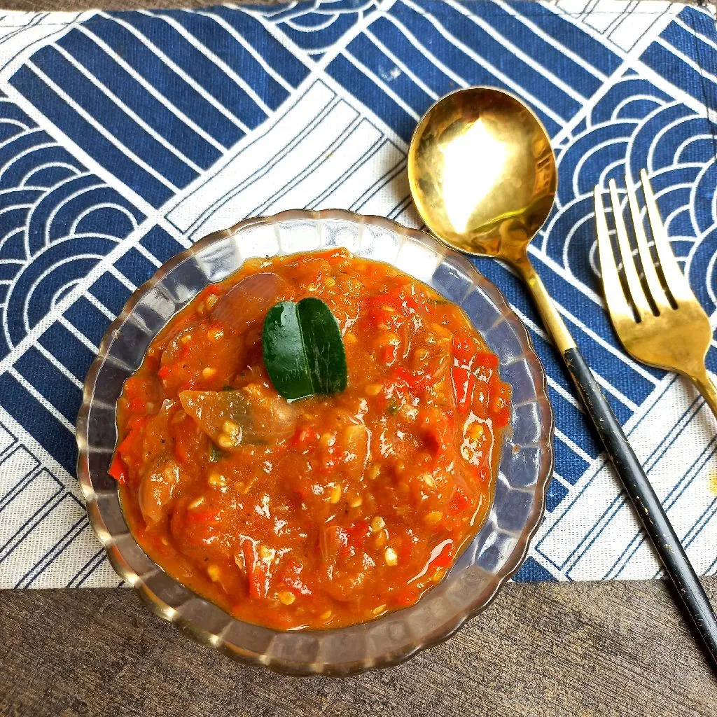 Sambal Tomat Terasi Daun Jeruk