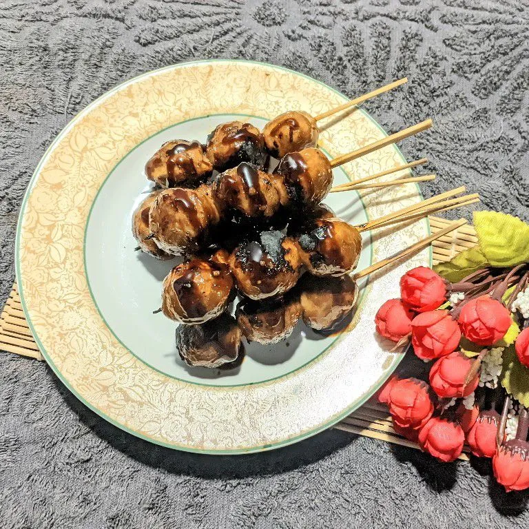 Bakso Bakar Siram Saus Lada Hitam