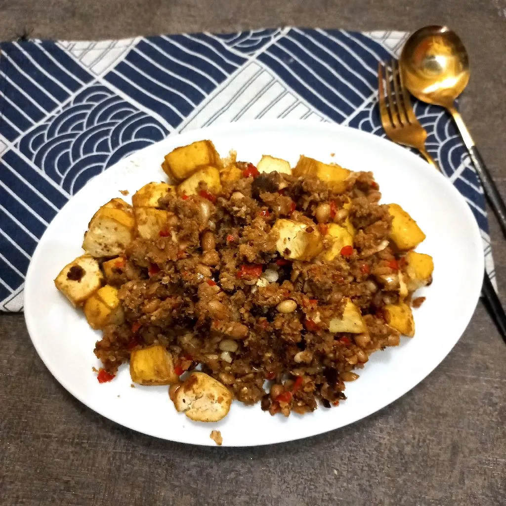Tahu Oncom Pedas
