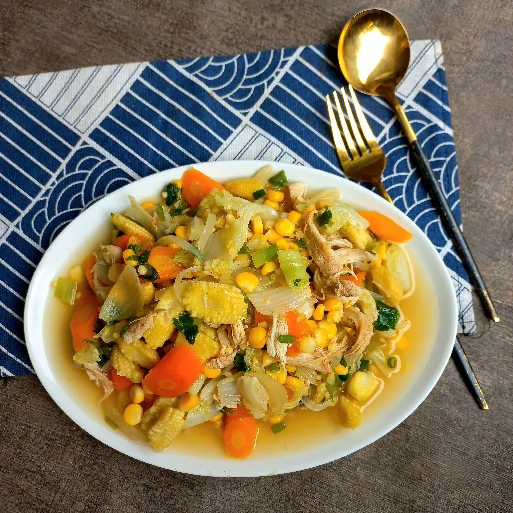 Capcay Sayur Campur Ayam