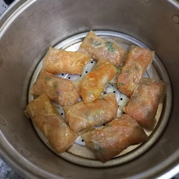 Kukus selama 25 menit