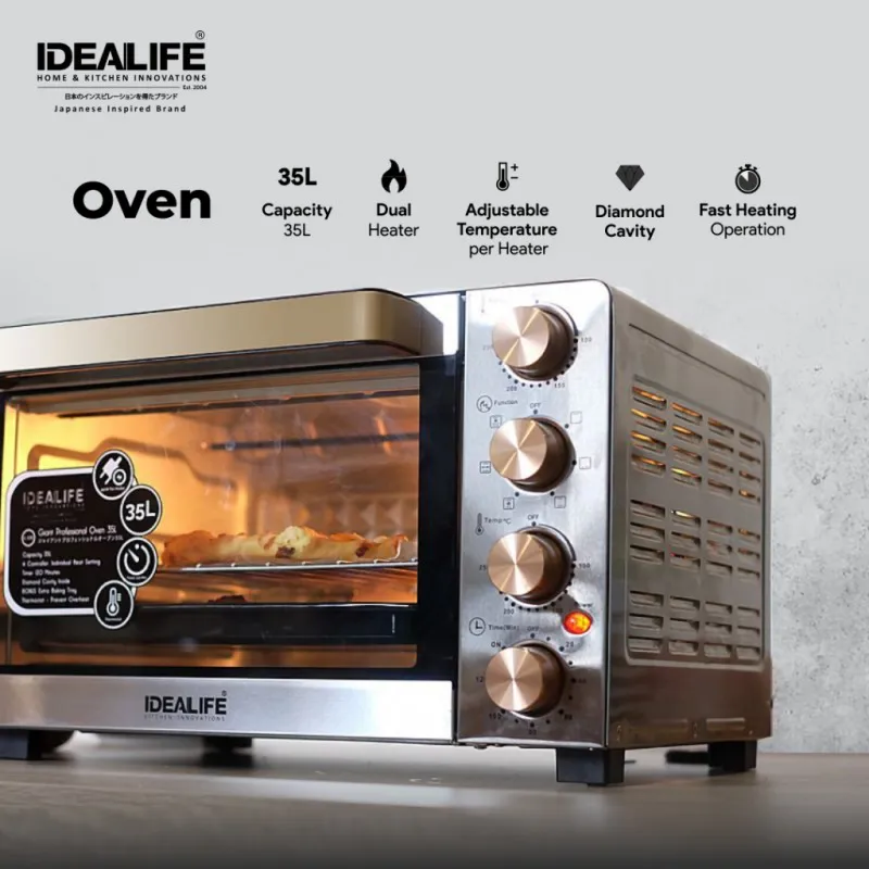 IDEALIFE Oven (Pemanggang 35L) MO 3501