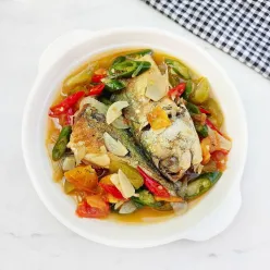 Tumis Ikan Asin Peda