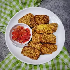 Tempe Goreng Sambal Bawang Ulek #1Resep1NasiBungkus
