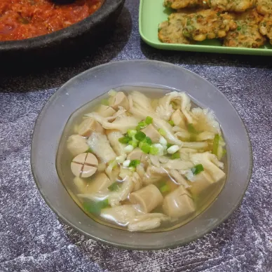 Sop Jamur Sosis