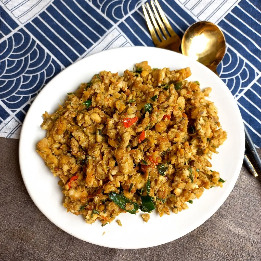 Sambal Tempe Cabe Hijau Keriting