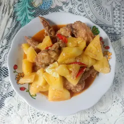 Sayap Ayam Masak Asam Manis