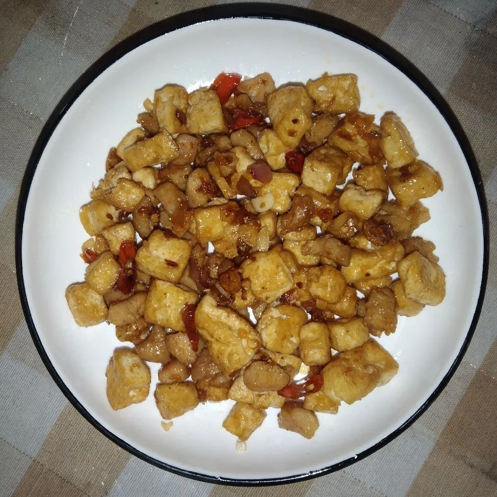 Ayam tahu pedas manis