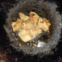 Goreng hingga matang kecoklatan