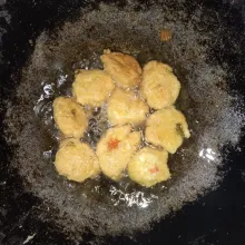 Lalu goreng hingga matang kecoklatan