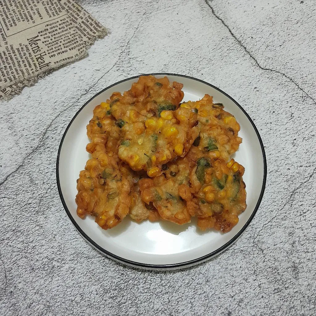 Pergedel Jagung Udang Rebon