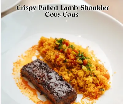 1. Crispy Pulled Lamb Shoulder Cous Cous 