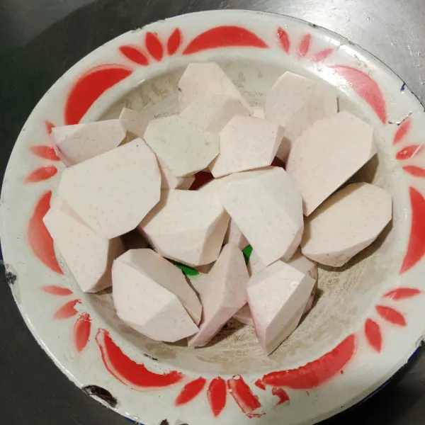 Kukus talas hingga matang.