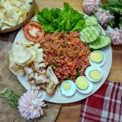 Nasi Goreng Habang Khas Banjar