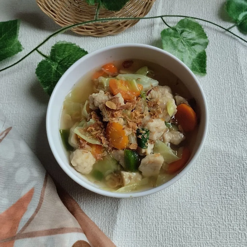 Sop Baso Bawang Goreng