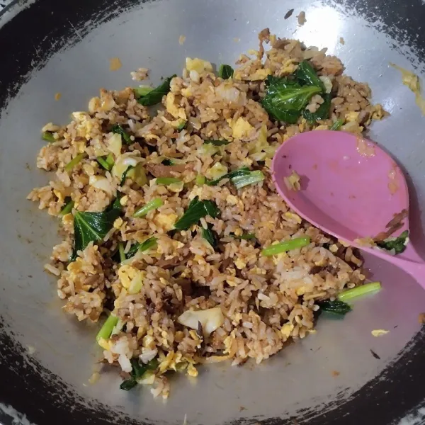 Aduk hingga tercampur rata. Tes rasa.