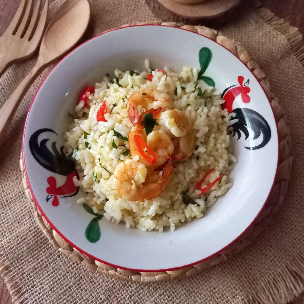 Spicy Butter Prawn Rice