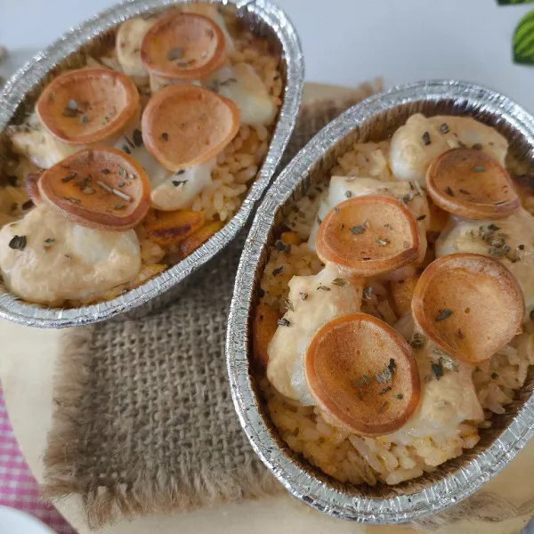 Sajikan selagi panas.