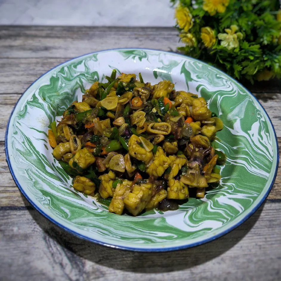 Oseng Tempe Cumi Asin