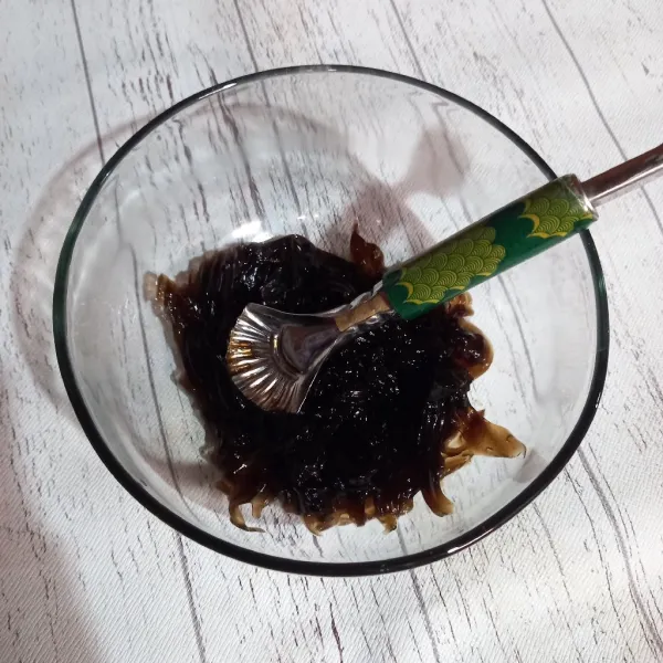 Serut cincau terlebih dulu