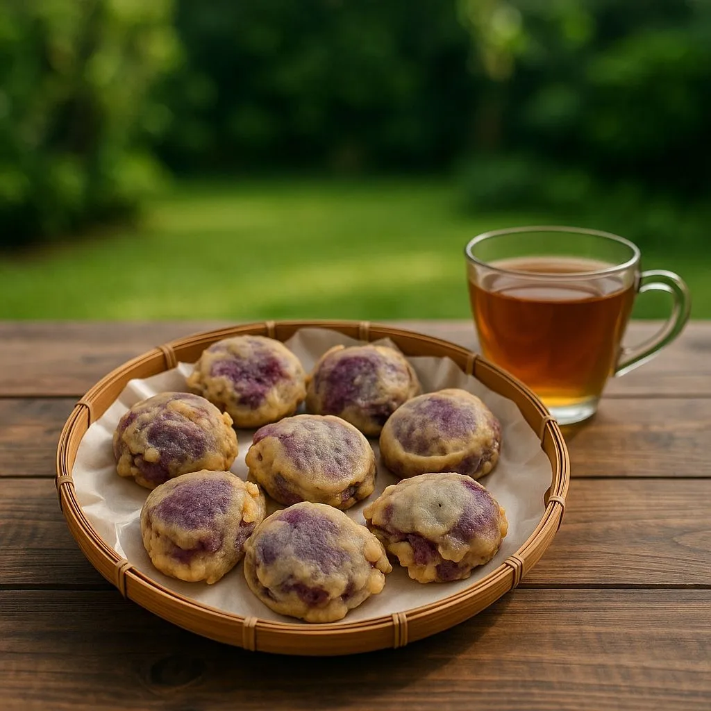 Ubi ungu goreng tepung